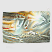 Freak graue Texturbrennteile bis zum digitalen Aus Golfhandtuch (Horizontal)