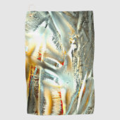 Freak graue Texturbrennteile bis zum digitalen Aus Golfhandtuch (Vorderseite)