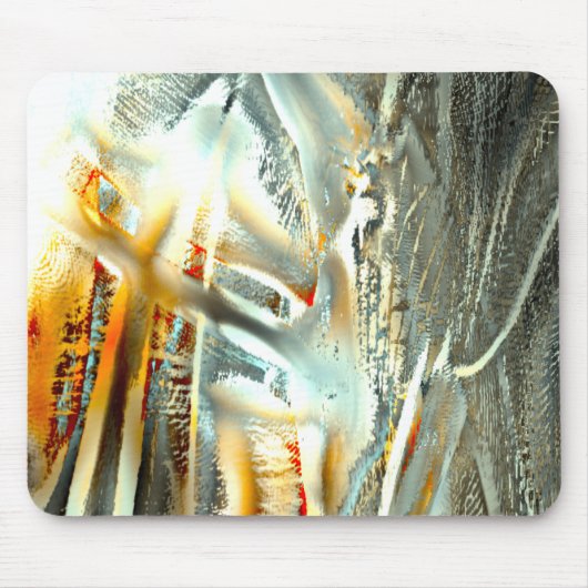 Freak graue Texturbrennteile bis zum digitalen Aus Mousepad (Vorne)