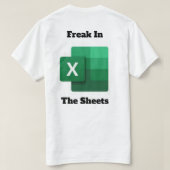 Freak im T - Shirt (Design Rückseite)