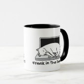 Freak in den Blättern - Funny Acountant Tasse (VorderseiteRechts)