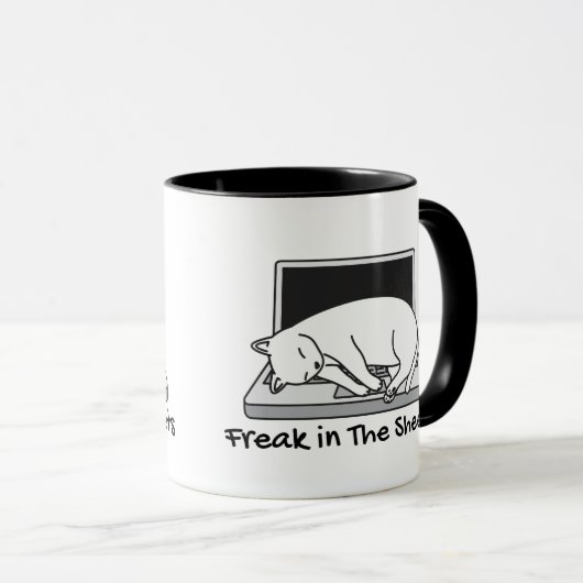 Freak in den Blättern - Funny Acountant Tasse (VorderseiteRechts)