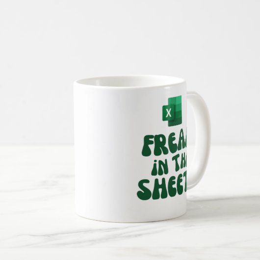 Freak in den Blättern Kaffeetasse (VorderseiteRechts)