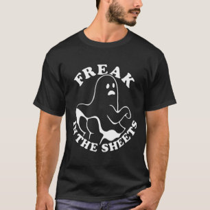 Freak in den Blättern lustiges Halloween Geist T-Shirt