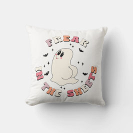 Freak in den Blättern lustiges Halloween Kissen