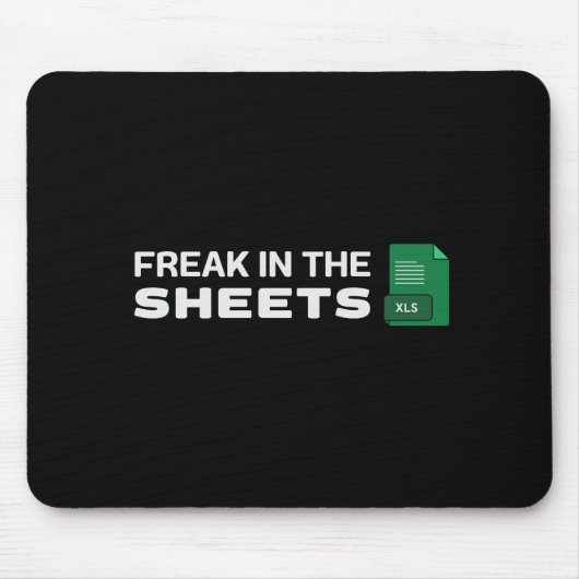 Freak in den Blättern Mousepad (Vorne)