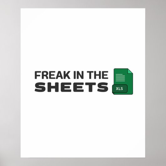 Freak in den Blättern Poster (Vorne)