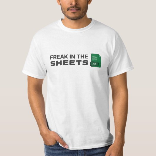 Freak in den Blättern T-Shirt (Vorderseite)
