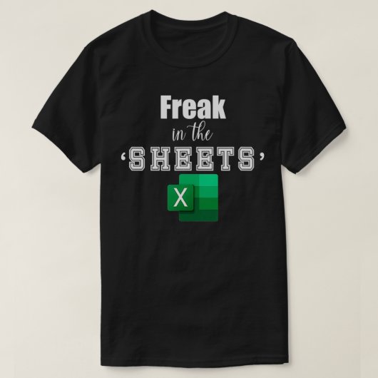 Freak in den Blättern T-Shirt (Design vorne)