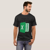 Freak in den Excel-Sheets Halloween T-Shirt (Vorne ganz)
