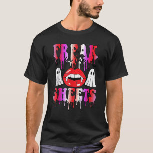 Freak in den Sheets Halloween Boo Ghost Vampire R T-Shirt