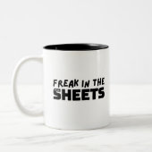 Freak in den Tabellen Zwei-Tone-Kaffee-Tasse Zweifarbige Tasse (Links)