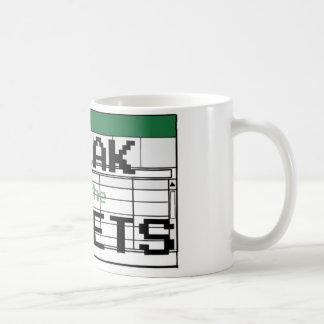 Freak in der Sheets-Tasse Kaffeetasse