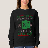 Freak in der Tabelle hässliche Weihnachten Sweatshirt (Vorderseite)