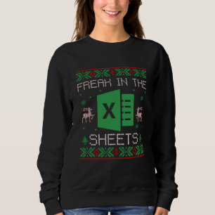 Freak in der Tabelle hässliche Weihnachten Sweatshirt