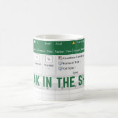 Freak in der Tasse, Excel-Kaffee-Tasse Kaffeetasse (Mittel)