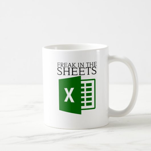 Freak in Excel-Sheets Kaffeetasse (Rechts)
