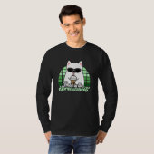 Freak In He Spreadsheets Excel Cat Accountant Acco T-Shirt (Vorne ganz)