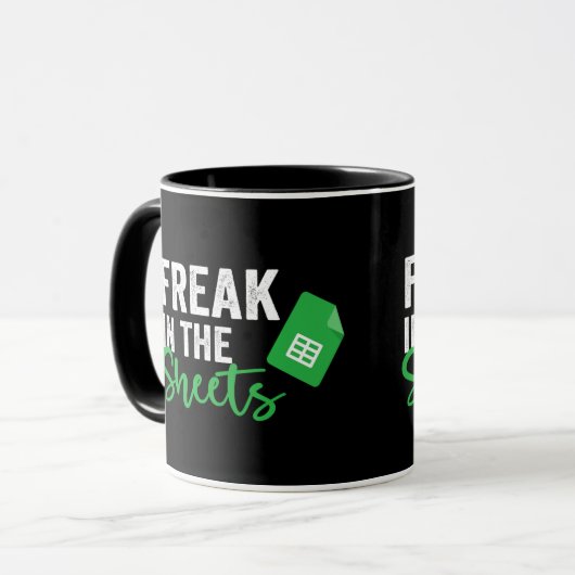 Freak in the Sheets Coffe Mug Tasse (Vorderseite Links)