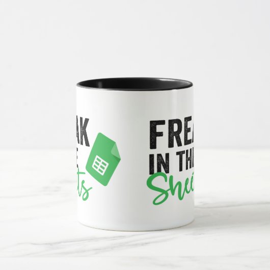 Freak in The Sheets Funny Acoountant Coffee Mug Tasse (Zentrum)