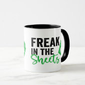 Freak in The Sheets Funny Acoountant Coffee Mug Tasse (VorderseiteRechts)