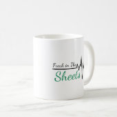 Freak in the Sheets Heartbeat - Funny Acountant Kaffeetasse (VorderseiteRechts)