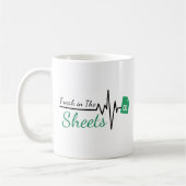 Freak in the Sheets Heartbeat - Funny Acountant Kaffeetasse (Links)