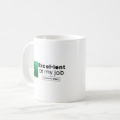 Freak in the Sheets Spreadsheet , Funny Accountant Kaffeetasse (Vorderseite Links)