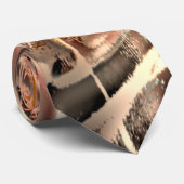 Freak Korallenstruktur und sehr raues digitales Au Krawatte (Gerollt)