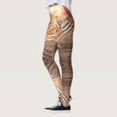 Freak Korallenstruktur und sehr raues digitales Au Leggings (Links)