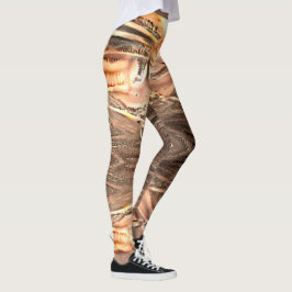 Freak Korallenstruktur und sehr raues digitales Au Leggings