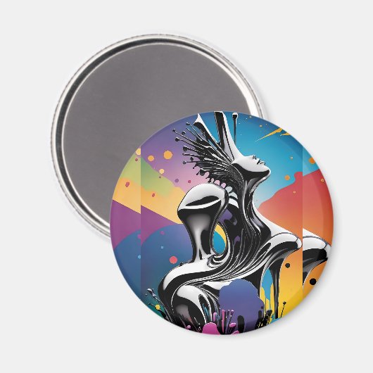 Freak Matching - Ken Gage Surreal Art Magnet (Vorderseite/Rückseite)