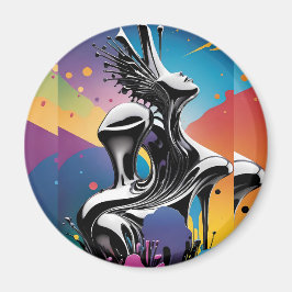 Freak Matching - Ken Gage Surreal Art Magnet