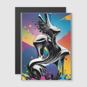 Freak Matching - Ken Gage Surreal Art Magneteinladung (Vorne/Hinten)