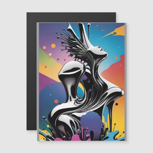 Freak Matching - Ken Gage Surreal Art Magneteinladung (Vorne/Hinten)