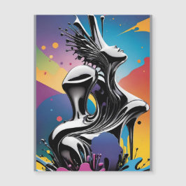 Freak Matching - Ken Gage Surreal Art Magneteinladung