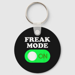 Freak Mode On - Funny Power Button Freaky Viral Sl Schlüsselanhänger