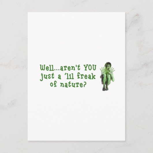Freak Nature Postcard Postkarte (Vorderseite)