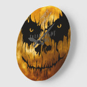  "Freak Night Begins" glückliche Halloween-Wall-Uh Große Wanduhr (Winkel)