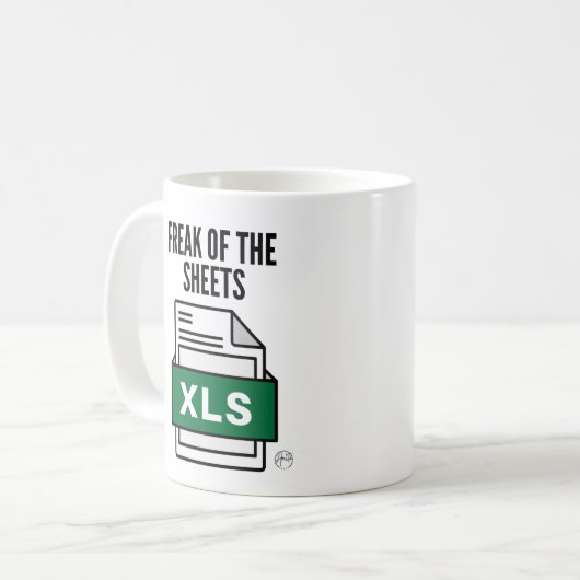 Freak of the Sheets Kaffeetasse (Vorderseite Links)
