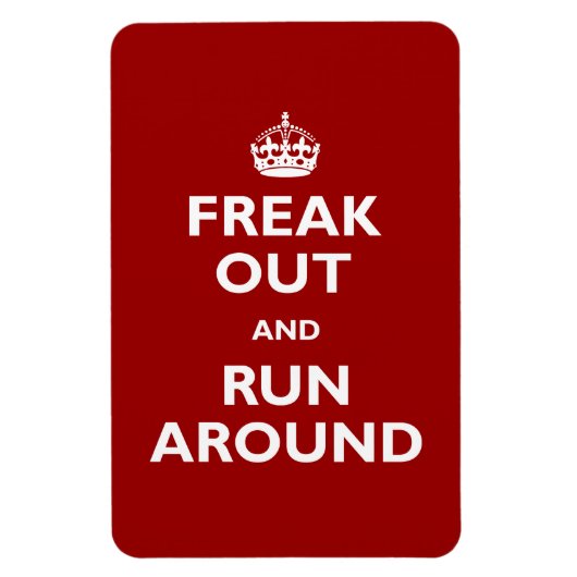 Freak Out & Run Magnet (Vertikal)