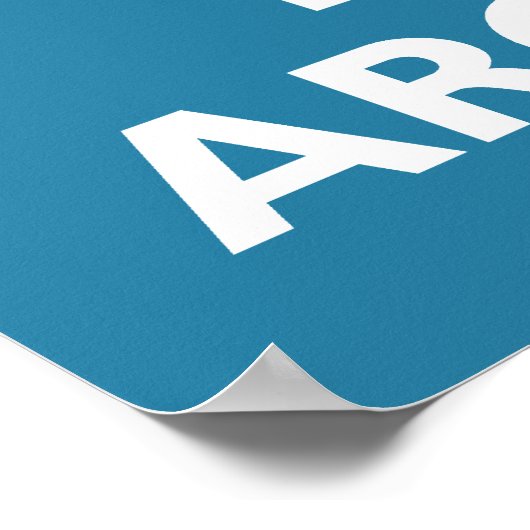 Freak Out & Run Poster (Ecke)