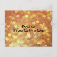 Freak out Wir haben ein Baby!