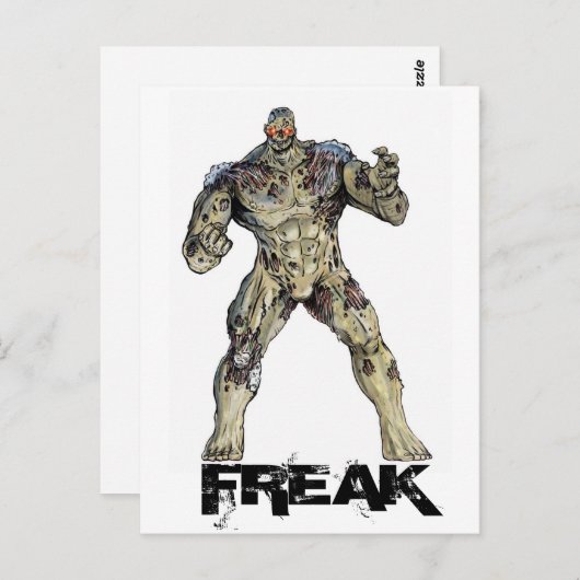 Freak Postcard Postkarte (Vorne/Hinten)