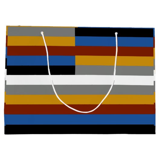Freak Pride Flag Große Geschenktüte (Rückseite)