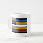 Freak Pride Flag Kaffeetasse (Vorderseite Links)