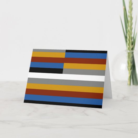 Freak Pride Flag Karte (Vorderseite)