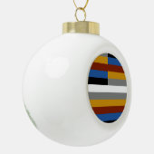 Freak Pride Flag Keramik Kugel-Ornament (Links)
