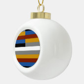 Freak Pride Flag Keramik Kugel-Ornament (Rechts)