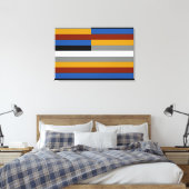 Freak Pride Flag Leinwanddruck (Insitu (Schlafzimmer))